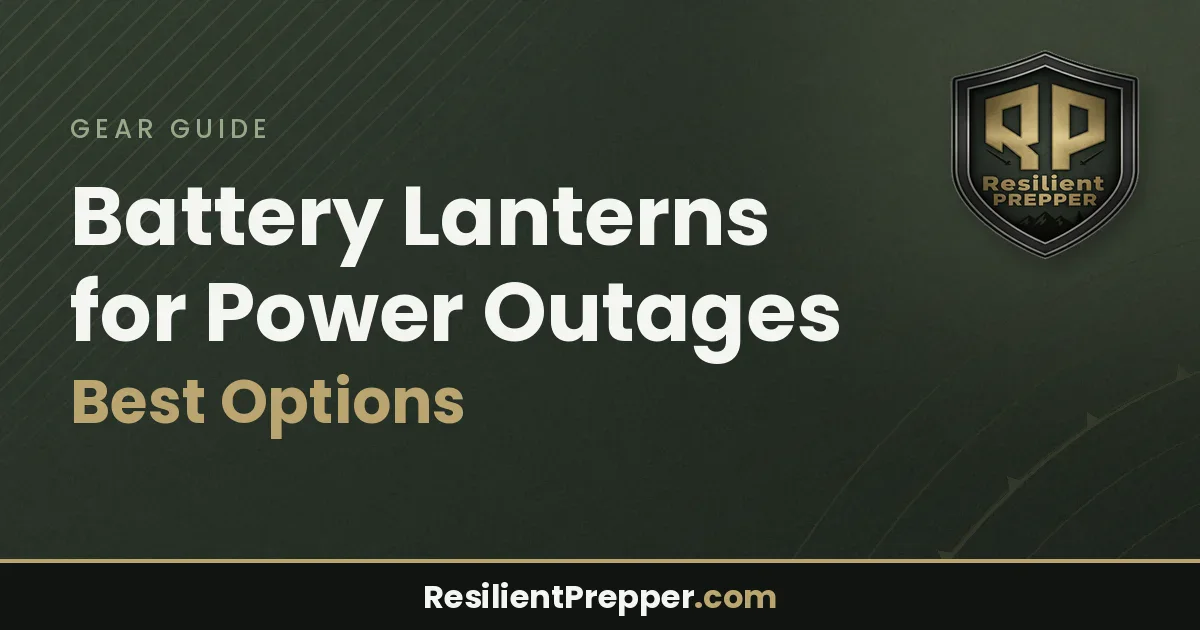 Battery Lanterns for Power Outages: Best Options