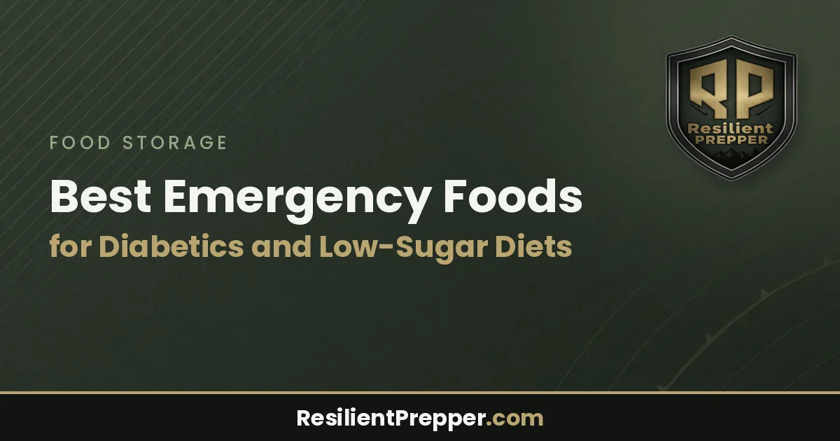 Best Emergency Foods for Diabetics and Low-Sugar Diets