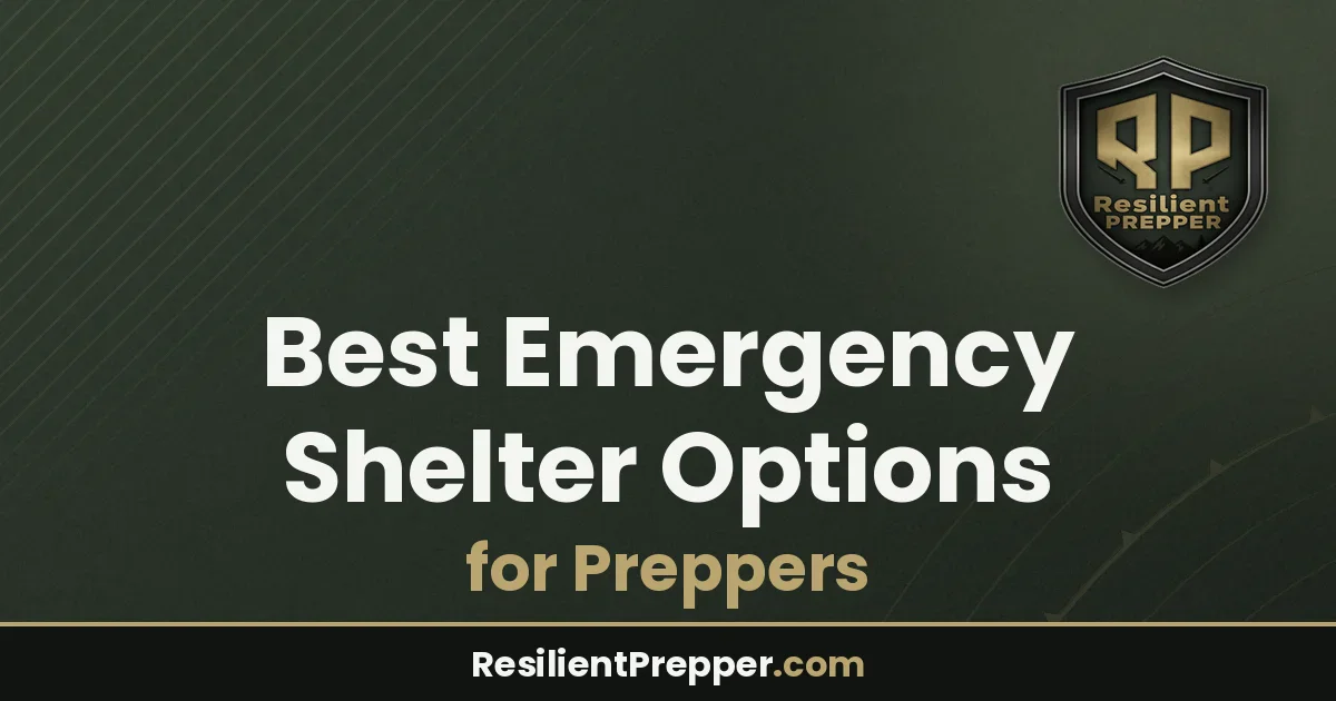 Best Emergency Shelter Options for Preppers