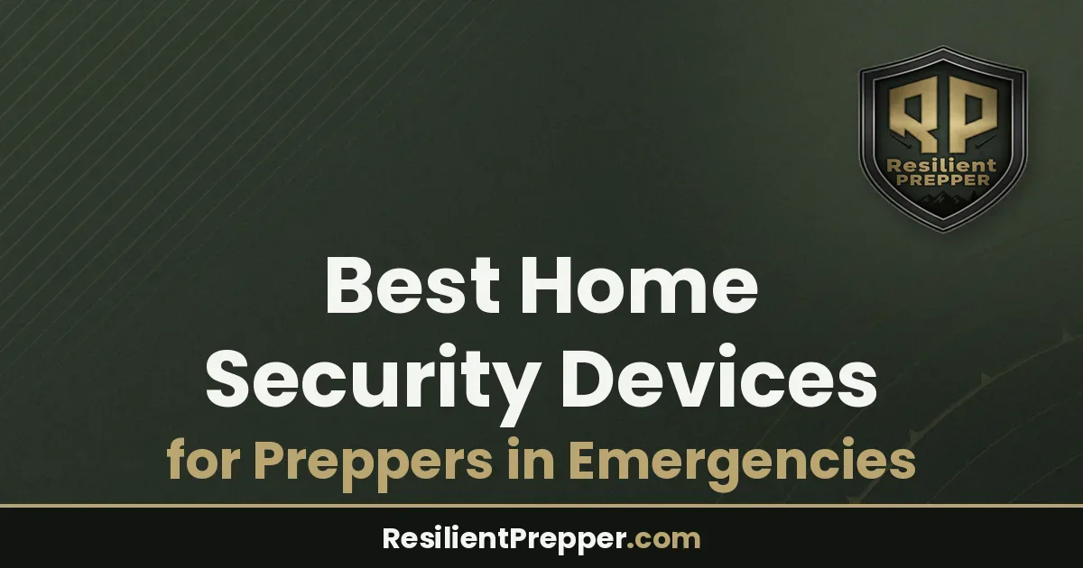 Best Home Security Devices for Preppers in Emergencies