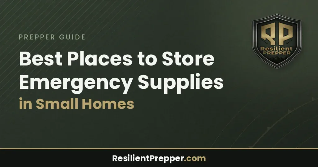 Best Places to Store Emergency Supplies in Small Homes