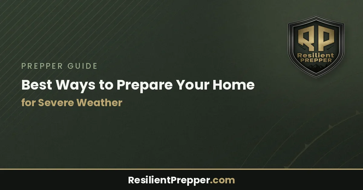 Best Ways to Prepare Your Home for Severe Weather
