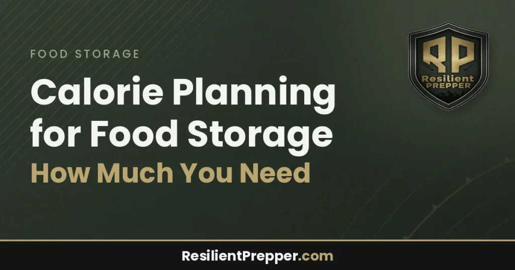 Calorie Planning for Food Storage: How Much You Need