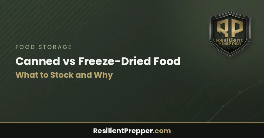 Canned vs Freeze-Dried Food: What to Stock and Why