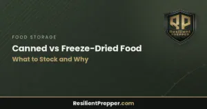 Read more about the article Canned vs Freeze-Dried Food: What to Stock and Why