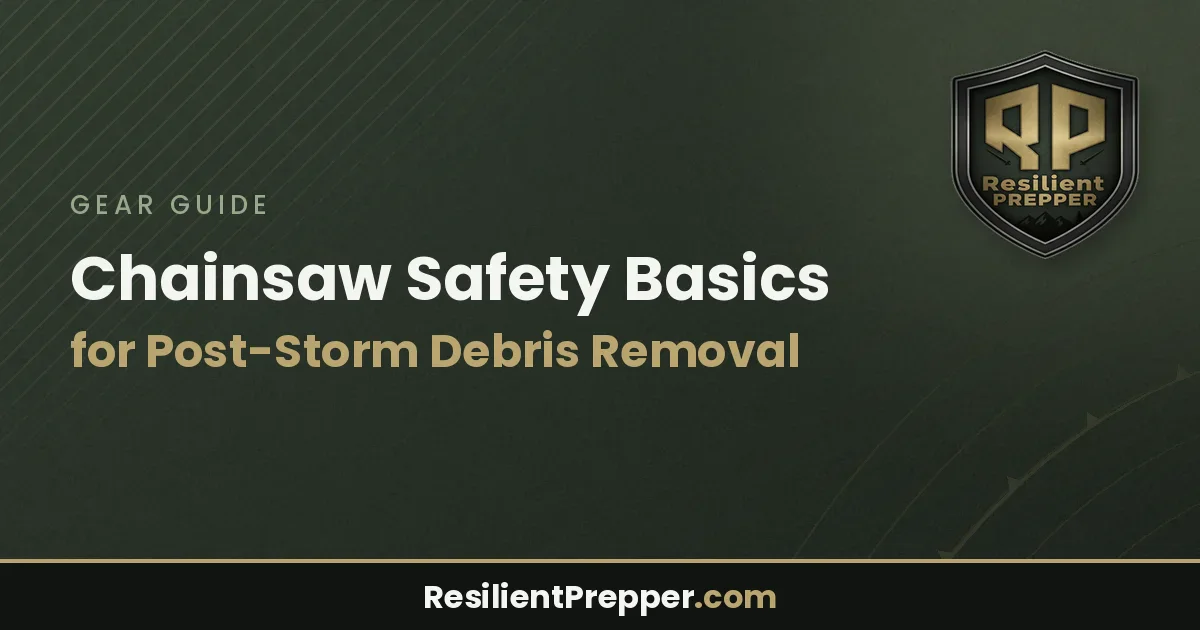 Chainsaw Safety Basics for Post-Storm Debris Removal