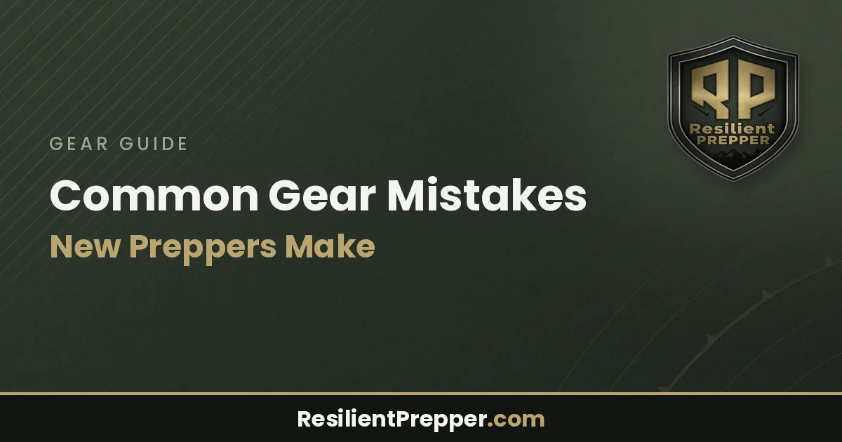 Common Gear Mistakes New Preppers Make