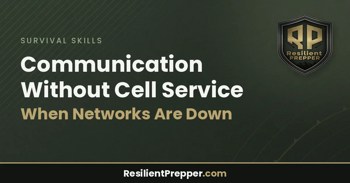 Communication Without Cell Service When Networks Are Down