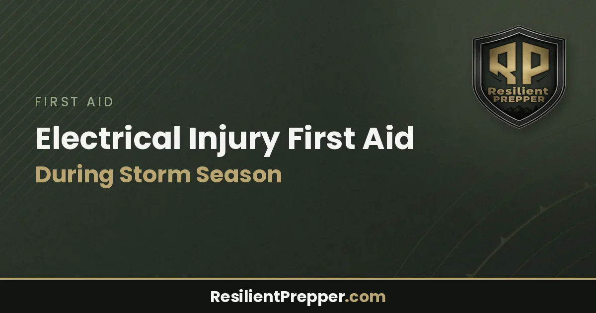 Electrical Injury First Aid During Storm Season