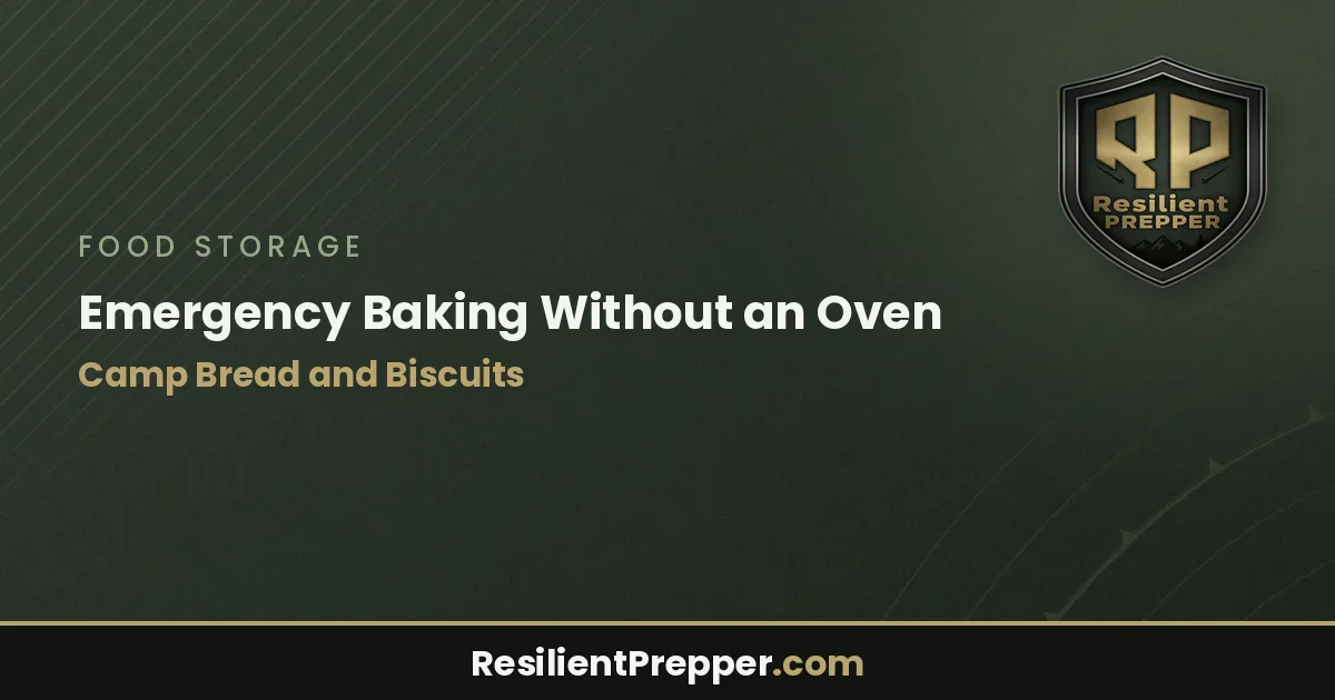 Emergency Baking Without an Oven: Camp Bread and Biscuits