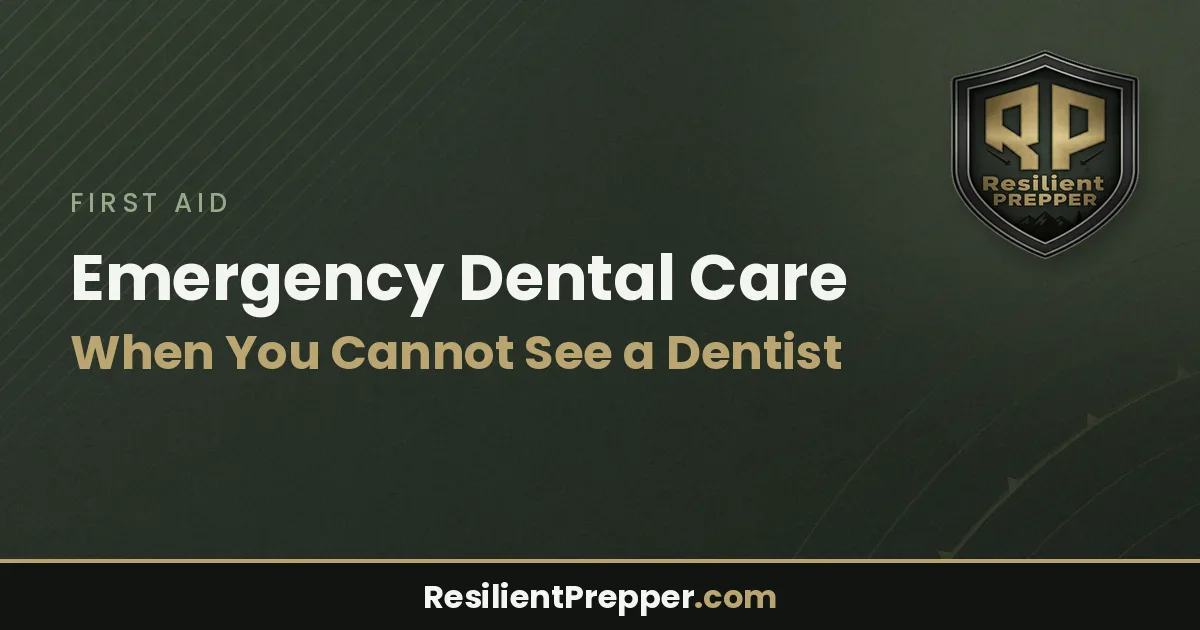 Emergency Dental Care When You Cannot See a Dentist