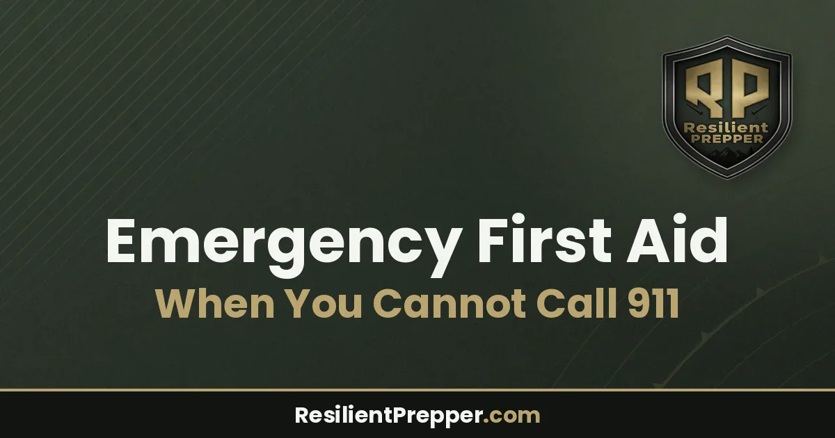 Emergency First Aid When You Cannot Call 911