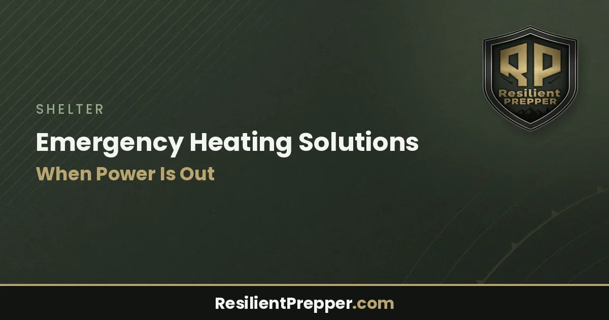 Emergency Heating Solutions When Power Is Out