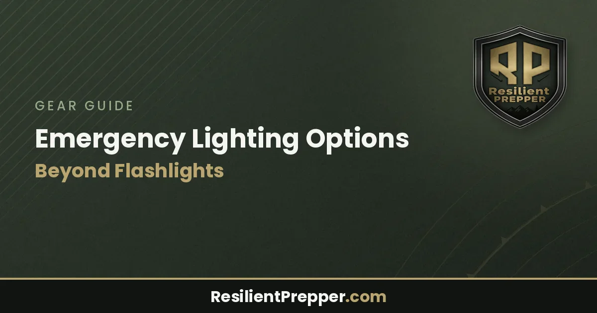 Emergency Lighting Options Beyond Flashlights