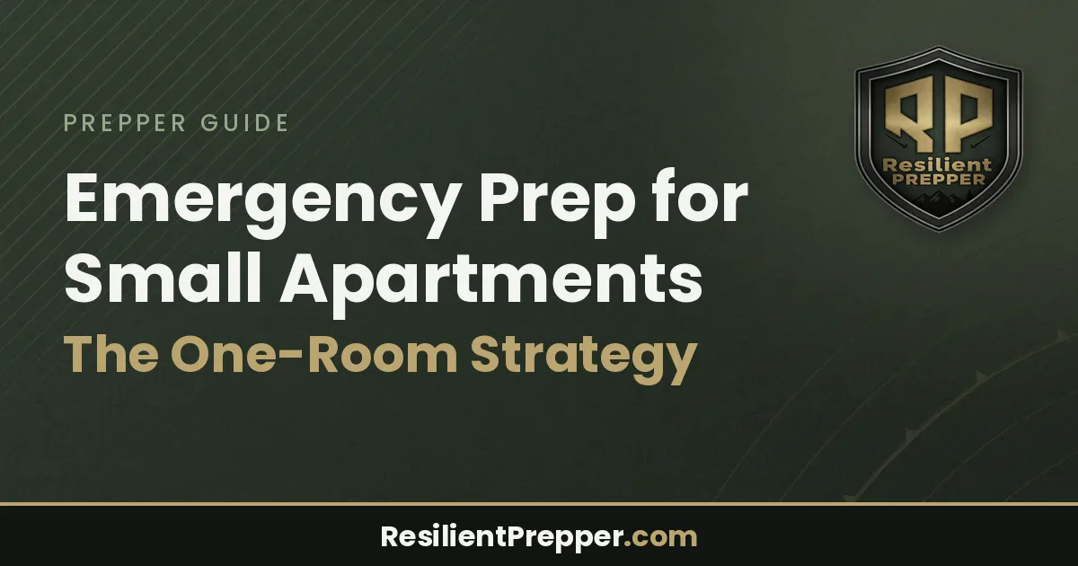 Emergency Prep for Small Apartments: The One-Room Strategy