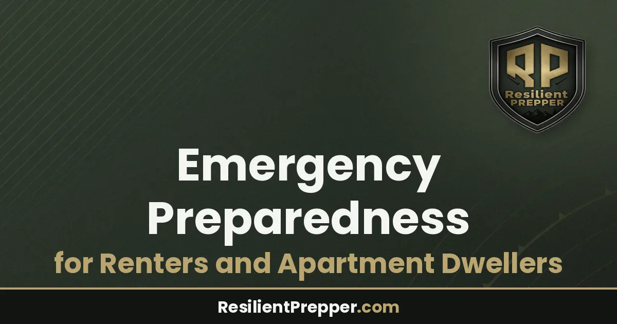 Emergency Preparedness for Renters and Apartment Dwellers