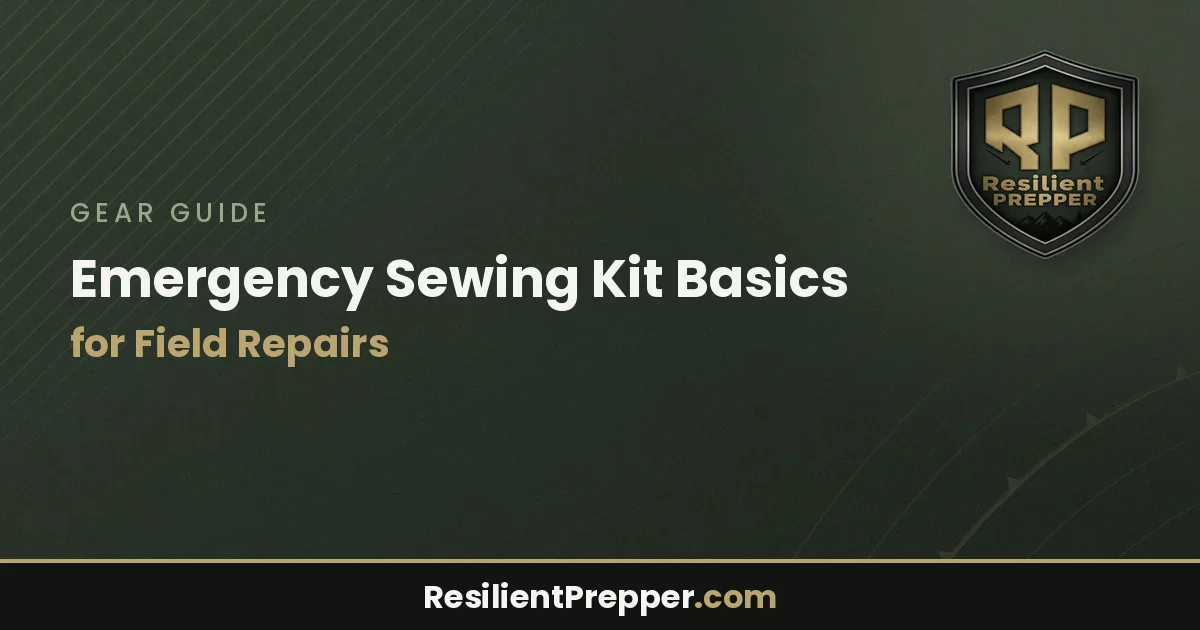 Emergency Sewing Kit Basics for Field Repairs