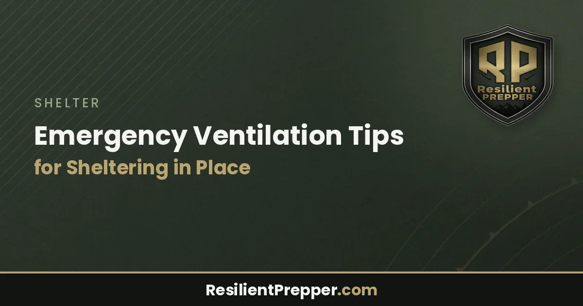 Emergency Ventilation Tips for Sheltering in Place