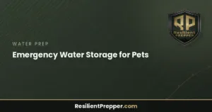 Read more about the article Emergency Water Storage for Pets