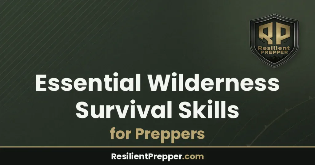 Essential Wilderness Survival Skills for Preppers