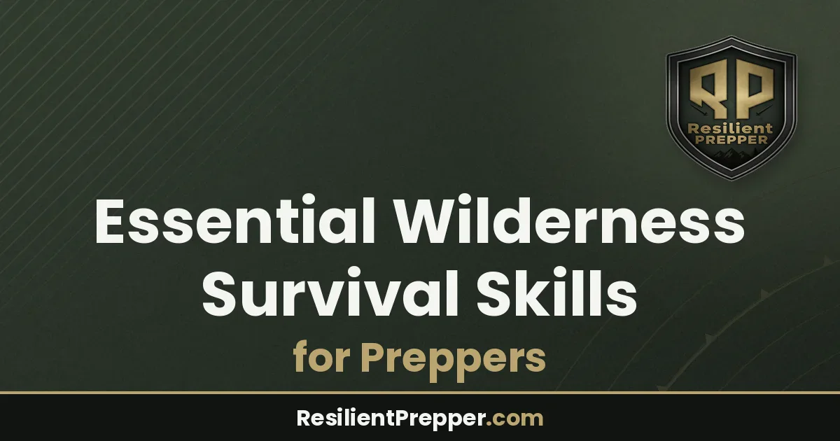 Essential Wilderness Survival Skills for Preppers