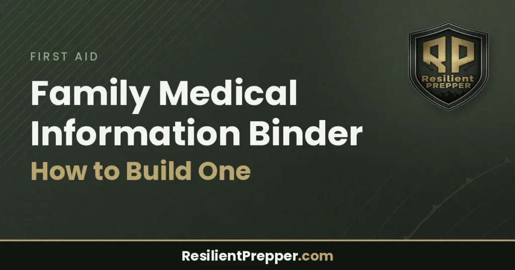 Family Medical Information Binder: How to Build One