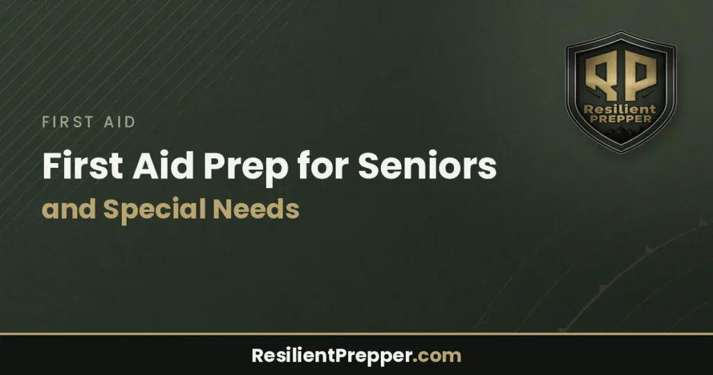 First Aid Prep for Seniors and Special Needs