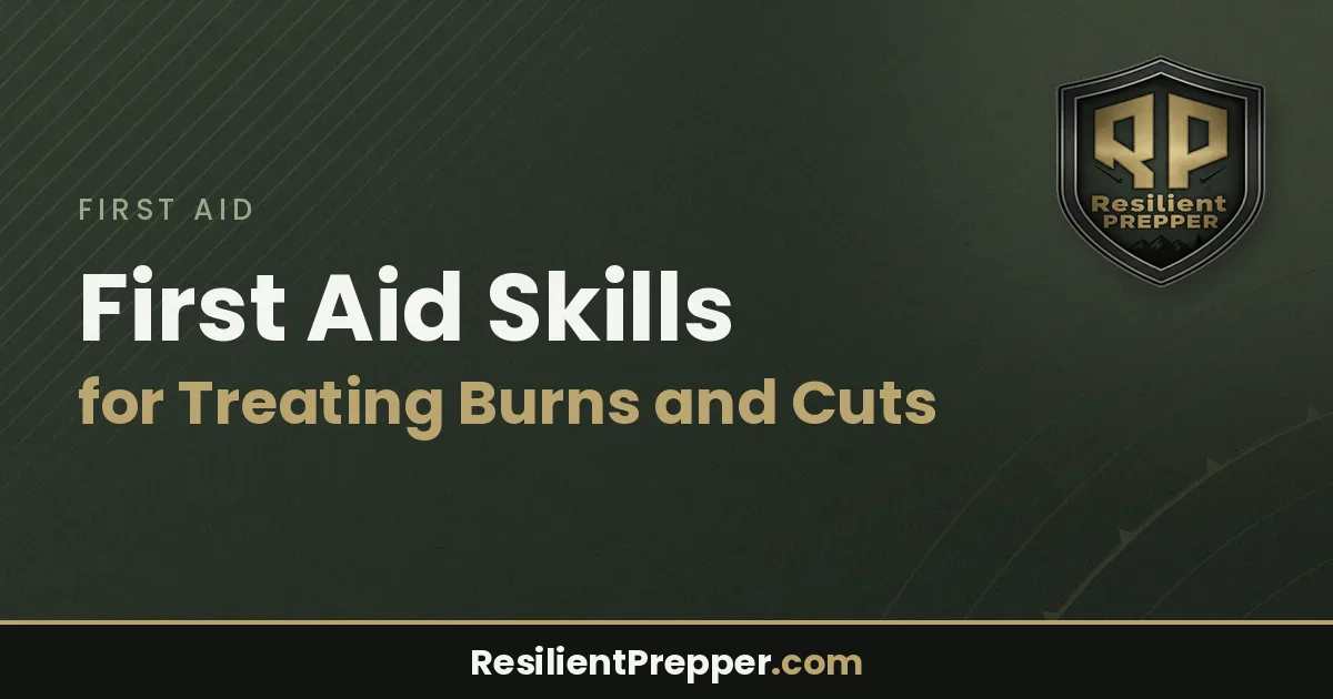 First Aid Skills for Treating Burns and Cuts
