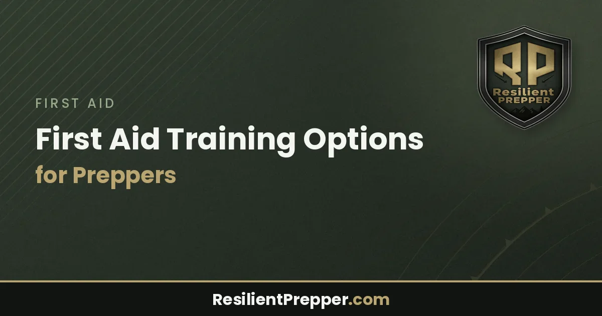 First Aid Training Options for Preppers