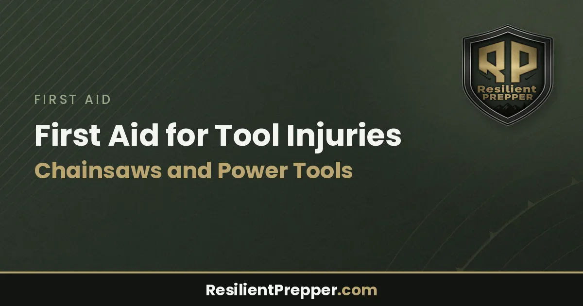 First Aid for Tool Injuries: Chainsaws and Power Tools
