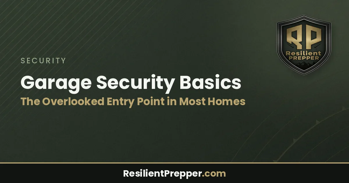 Garage Security Basics: The Overlooked Entry Point in Most Homes