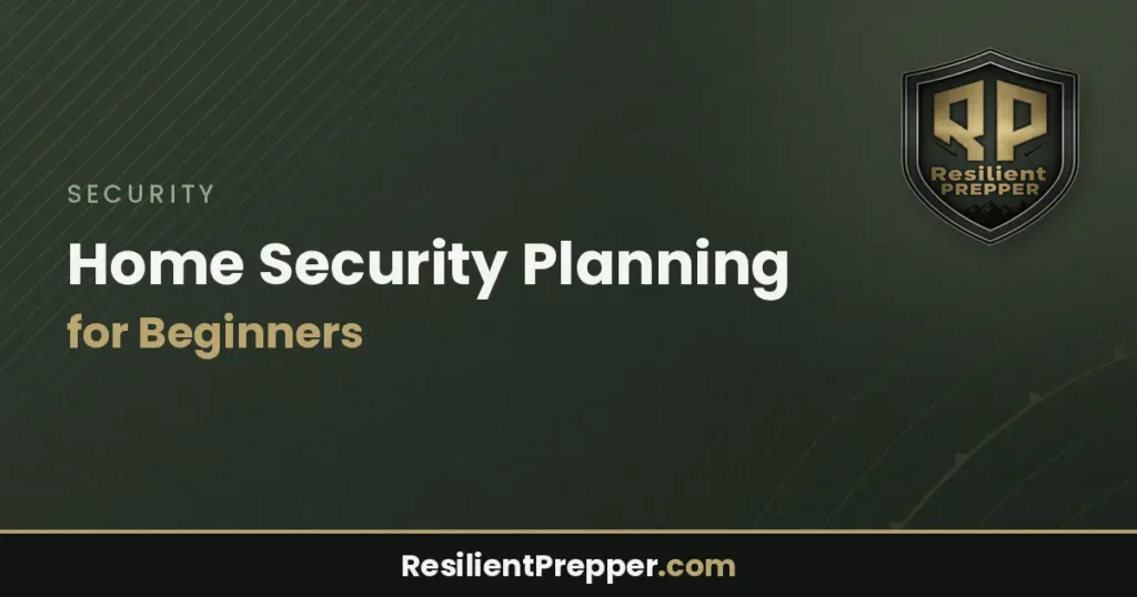 Home Security Planning for Beginners