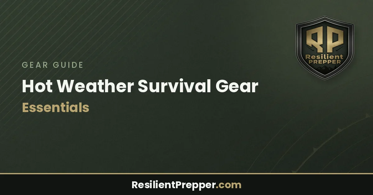 Hot Weather Survival Gear Essentials