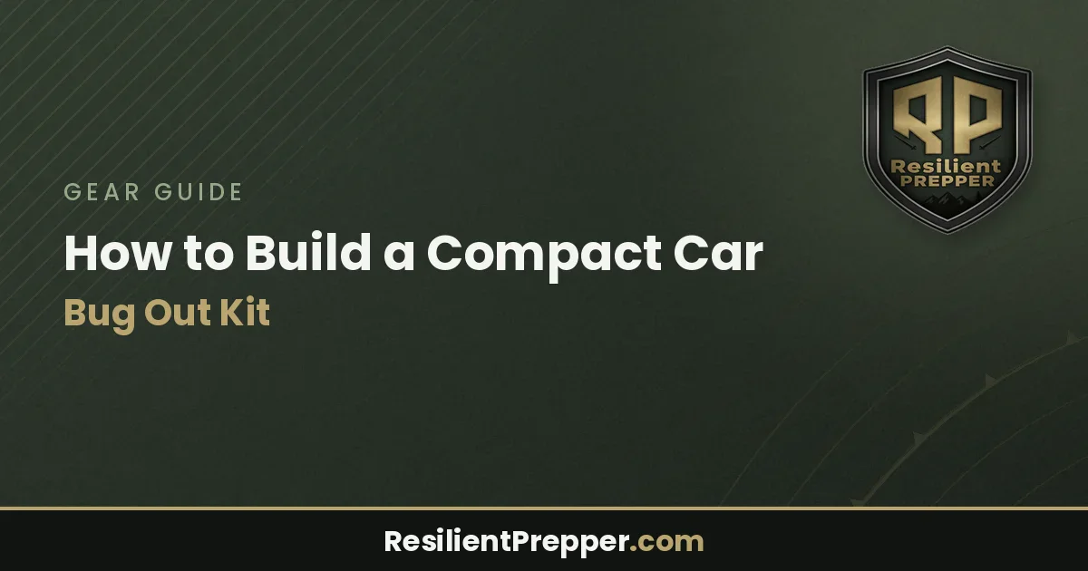 How to Build a Compact Car Bug Out Kit