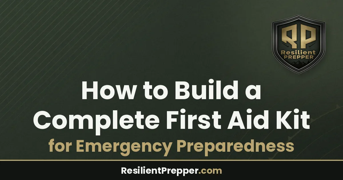 How to Build a Complete First Aid Kit for Emergency Preparedness