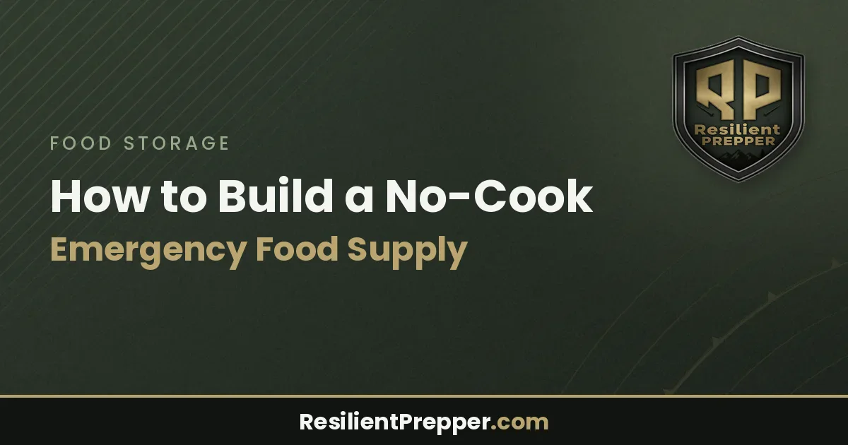 How to Build a No-Cook Emergency Food Supply