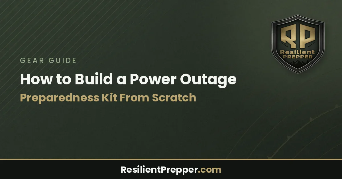 How to Build a Power Outage Preparedness Kit From Scratch