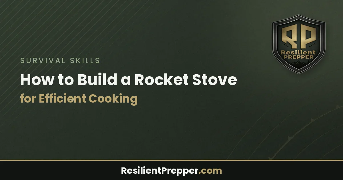 How to Build a Rocket Stove for Efficient Cooking