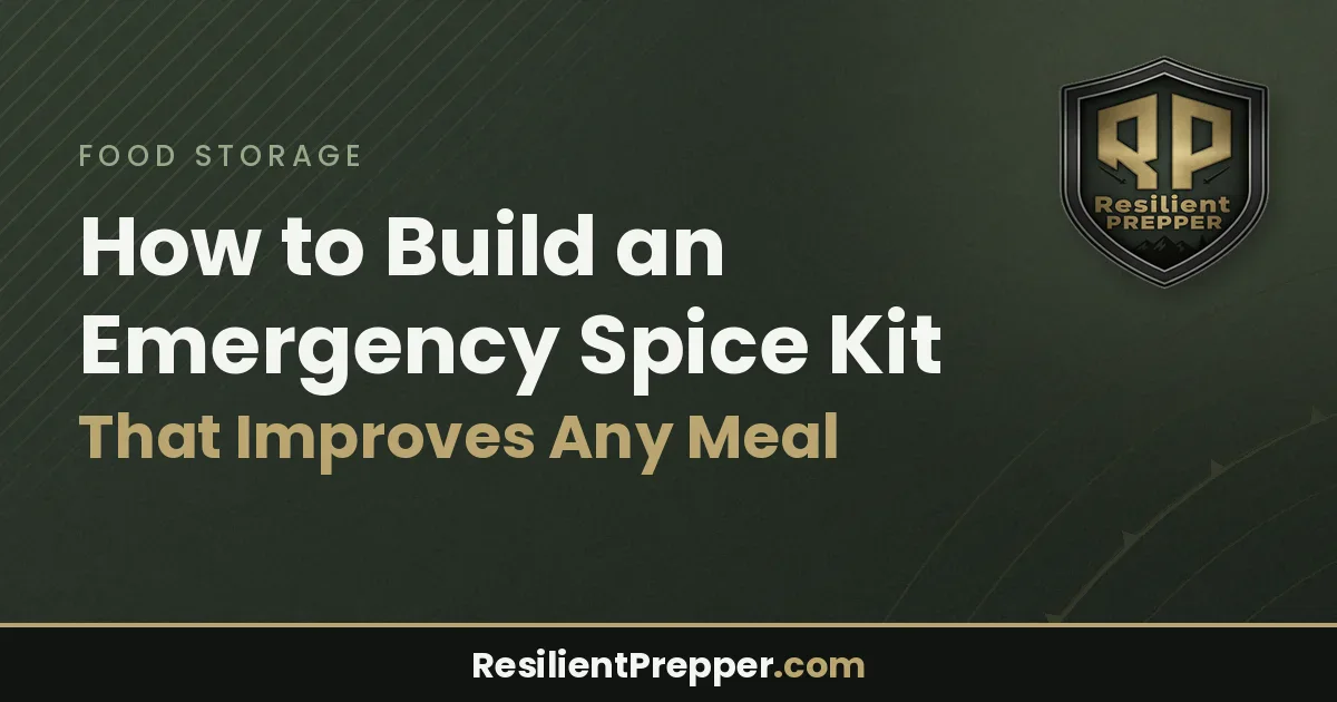 How to Build an Emergency Spice Kit That Improves Any Meal