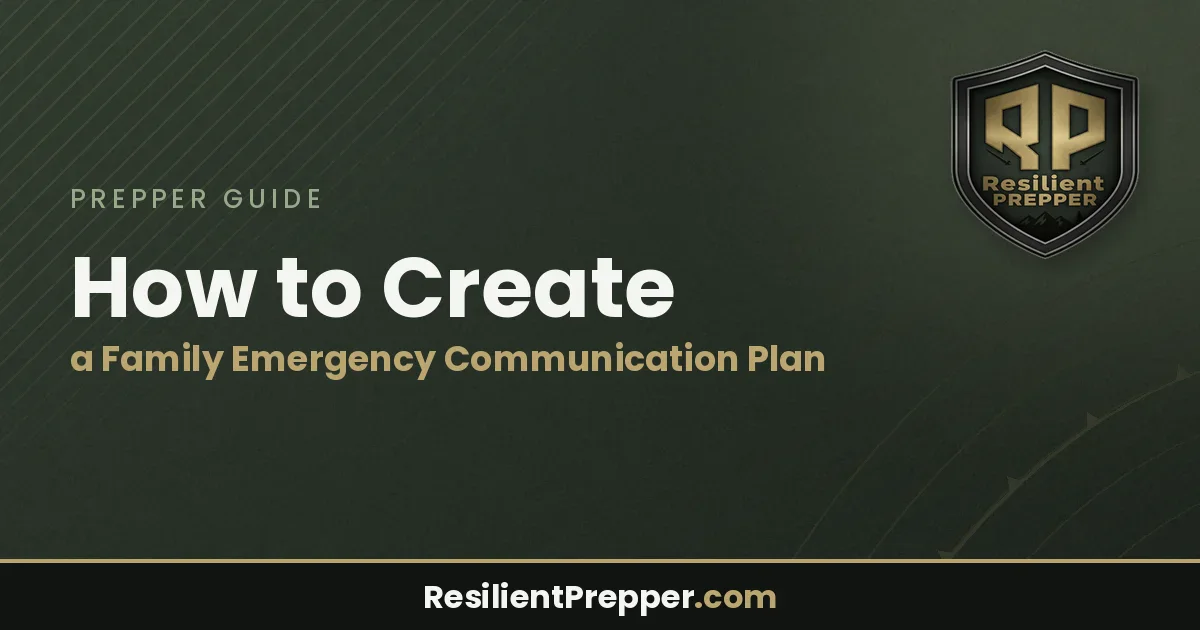 How to Create a Family Emergency Communication Plan