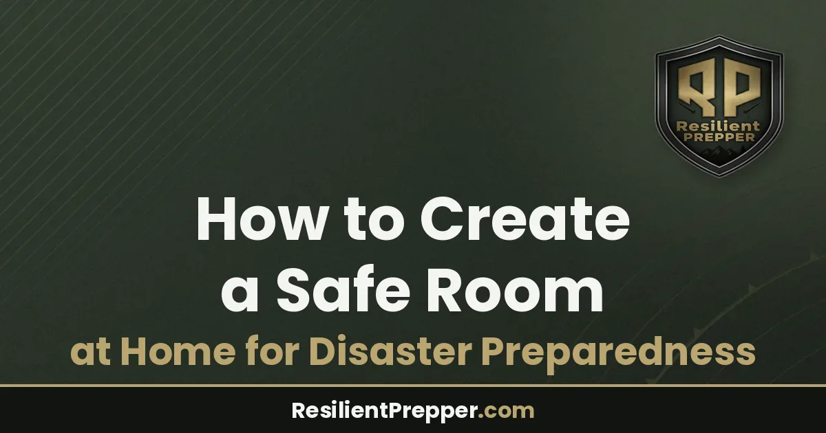 How to Create a Safe Room at Home for Disaster Preparedness