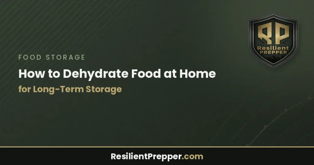 How to Dehydrate Food at Home for Long-Term Storage