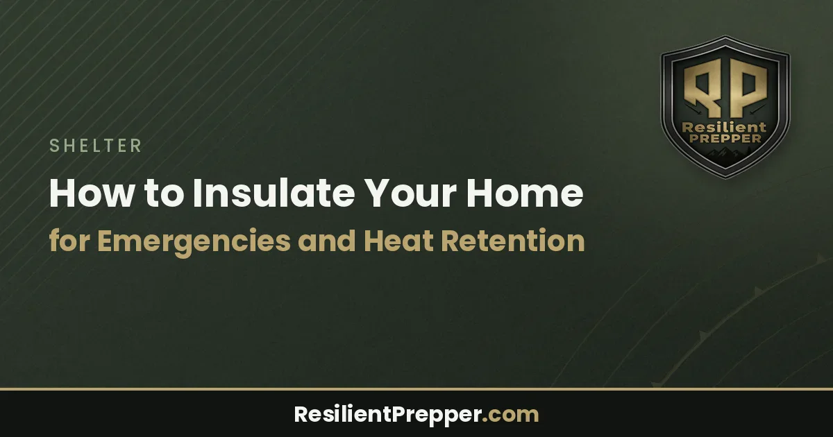 How to Insulate Your Home for Emergencies and Heat Retention