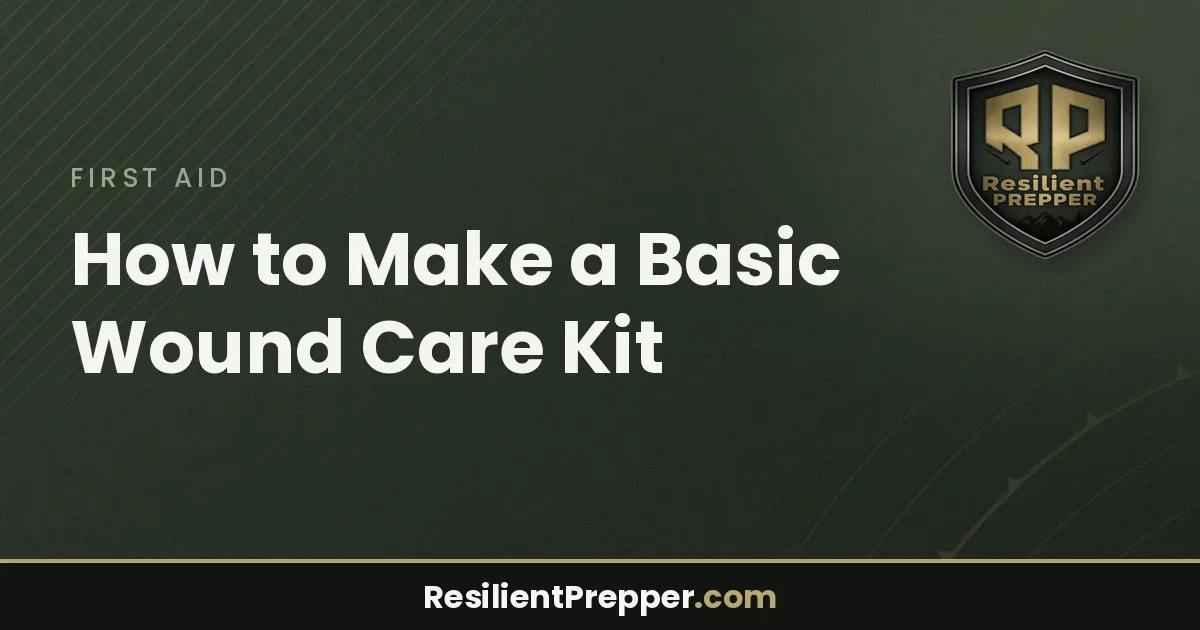 How to Make a Basic Wound Care Kit