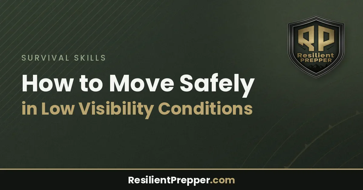 How to Move Safely in Low Visibility Conditions