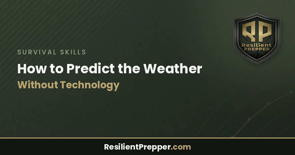 How to Predict the Weather Without Technology