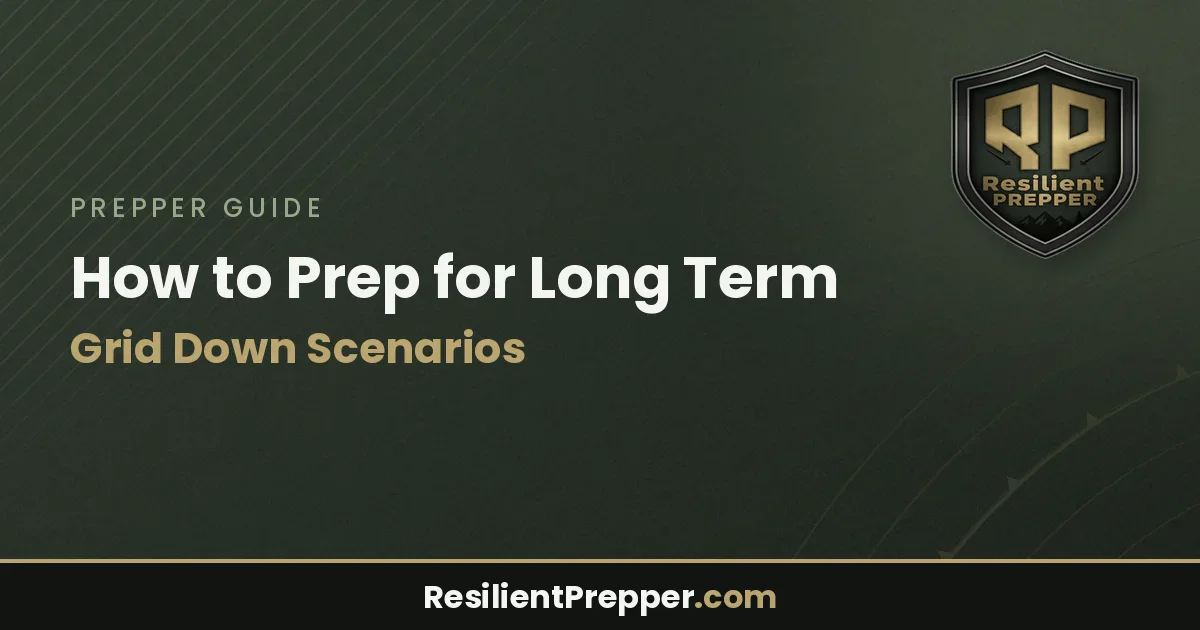 How to Prep for Long Term Grid Down Scenarios