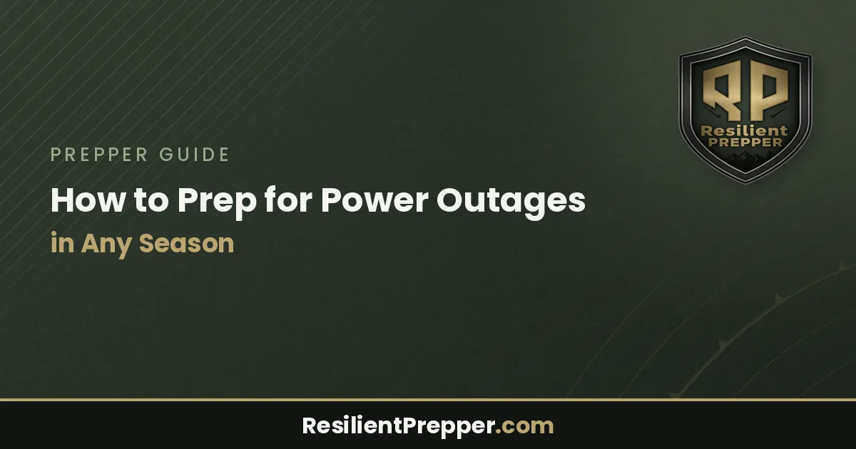 How to Prep for Power Outages in Any Season