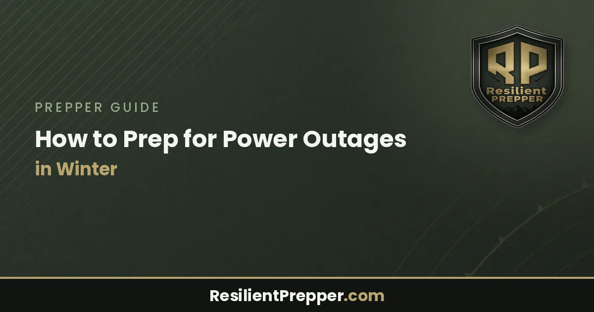 How to Prep for Power Outages in Winter