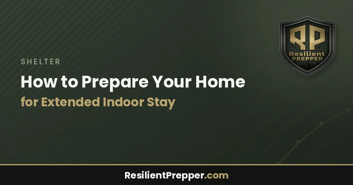 How to Prepare Your Home for Extended Indoor Stay